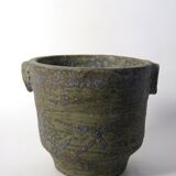 Ceramic pot lava effect