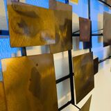 Brutalist wall art / bed head piece