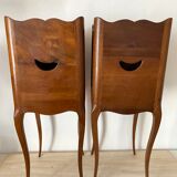 Pair of old louis XV style bedside tables