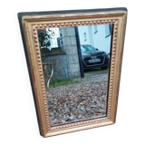 Miroir ancien en bois doré style louis xvi