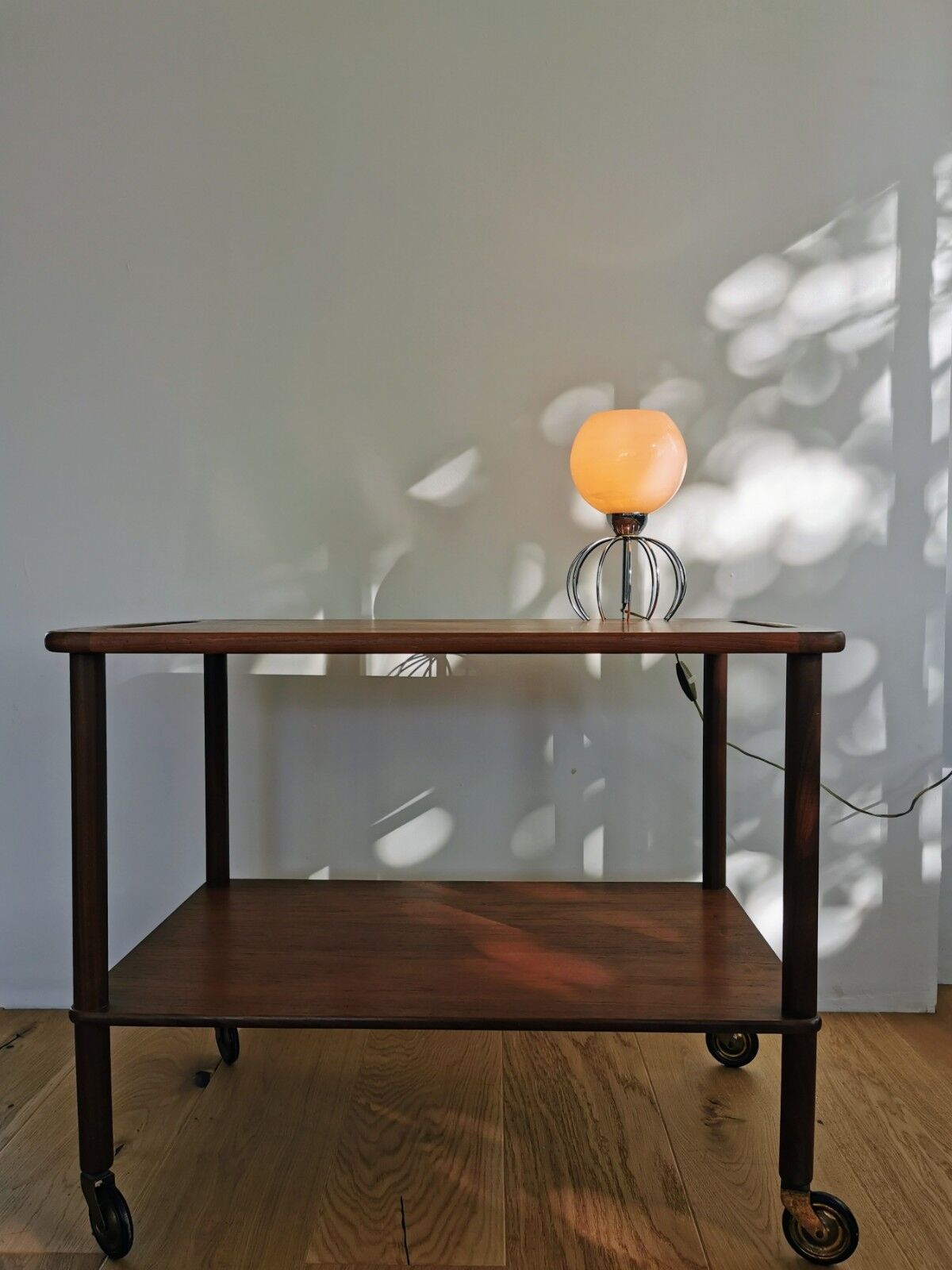 Dessert/ Scandinavian trolley teak Bowa