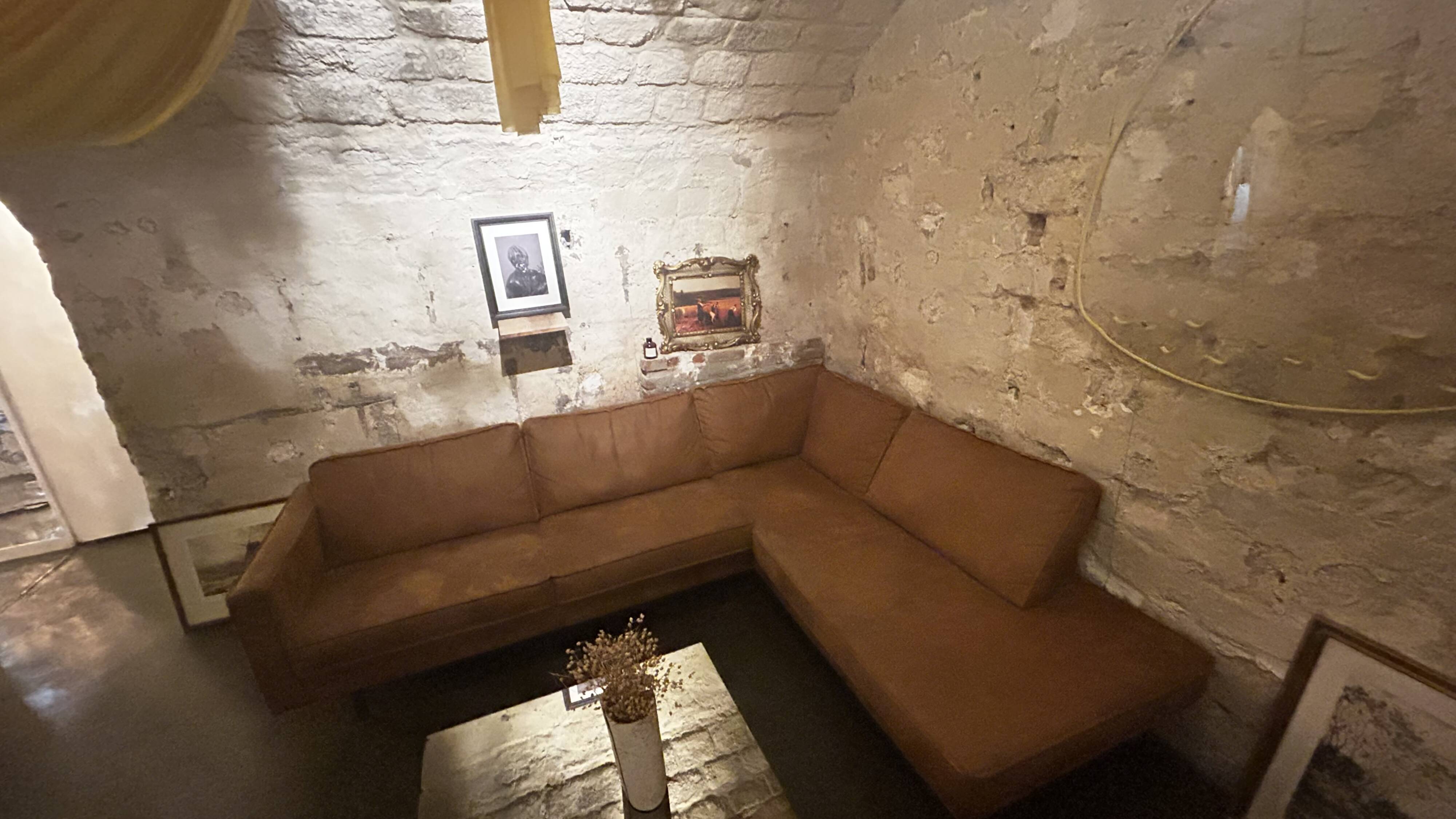 Right Corner Sofa - Soft Brown Leather