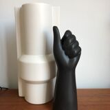 Black hand vase