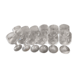 Set of 12 water glasses christel d'arques 14 cm