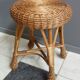 Tabouret en rotin