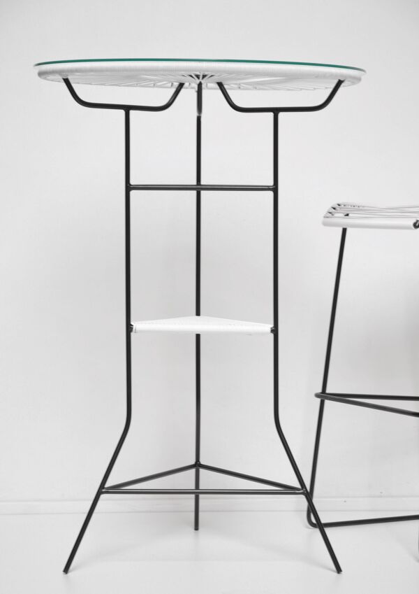 Table mange debout Tampico et 2 tabourets hauts Cenote BOQA