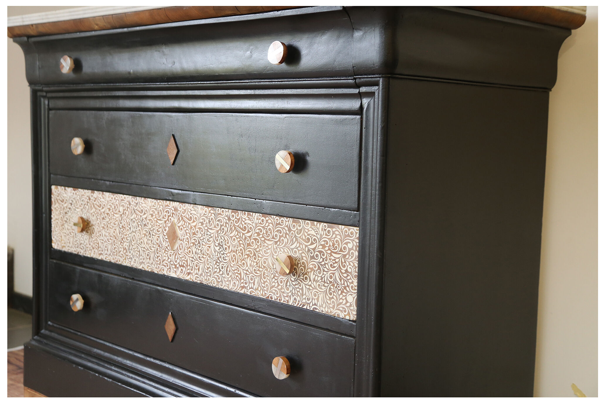 Louis Philippe style chest of drawers