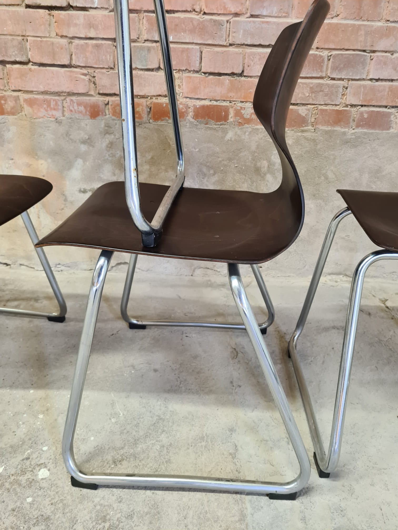 Set of four Pagwood Flototto chairs