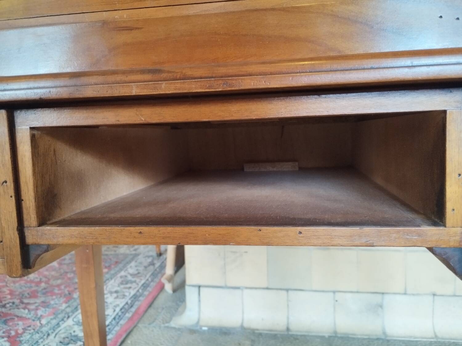 Antique cylindrical desk, Louis XVI style