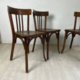 Set of 4 chairs vintage bistro 50