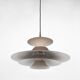 Danish vintage pendant lamp Radius by Erik Balslev, Fog og Morup, 1977