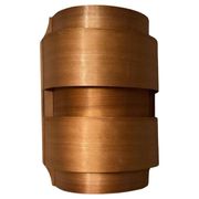 Mid-Century Modern Pine Veneer Wall Lamp by Translandia, Denmark 1960s