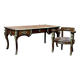 Bureau et son fauteuil de style Régence d'époque Napoléon III - fin XIXème