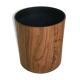 Vintage wooden paper basket