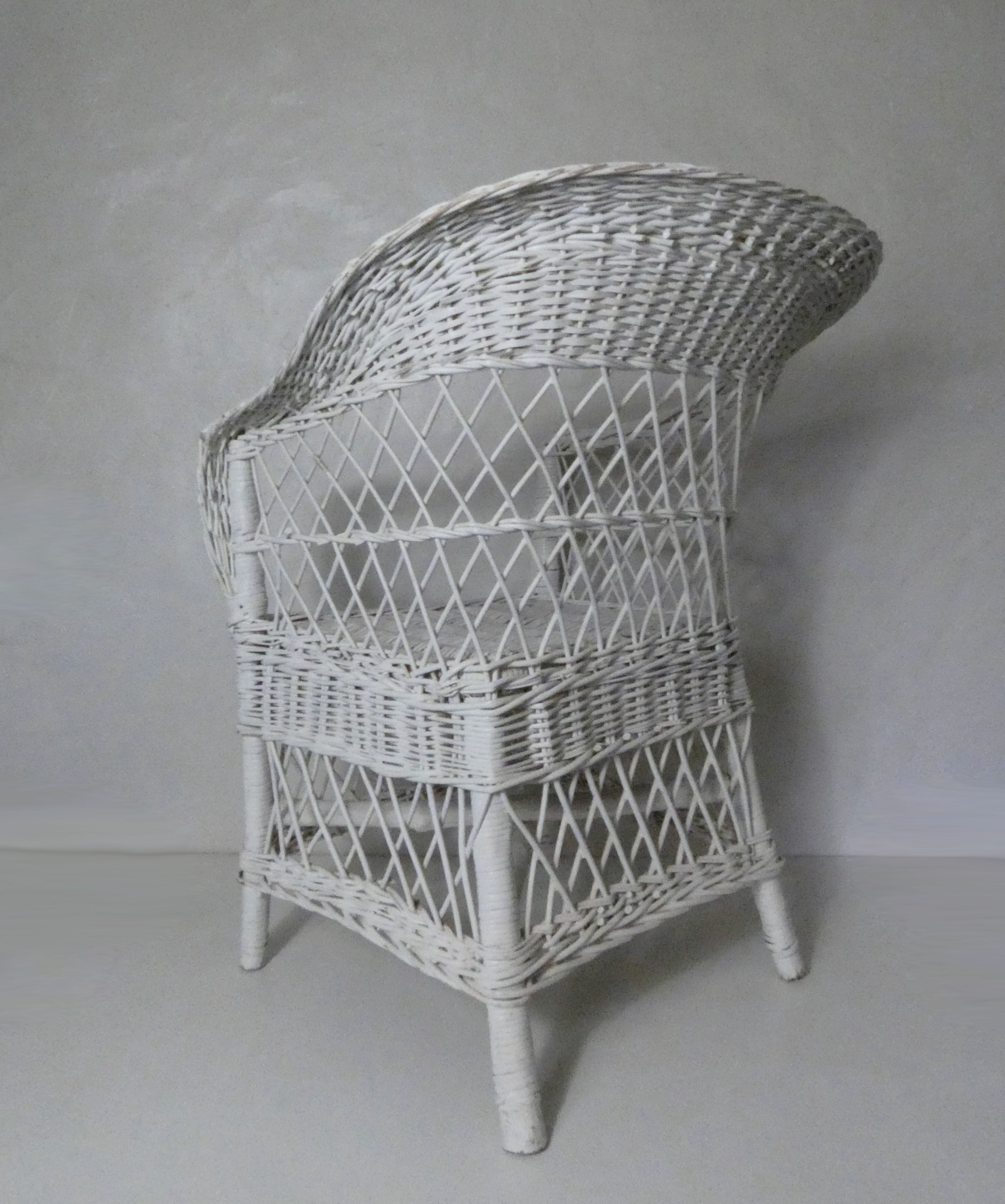 Rattan armchair