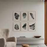 Lot de 6 tirages giclées abstraits, A4