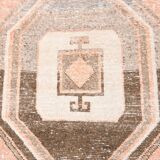 3x12 Pale Red & Brown Antique Vintage Runner Rug, 83x383Cm