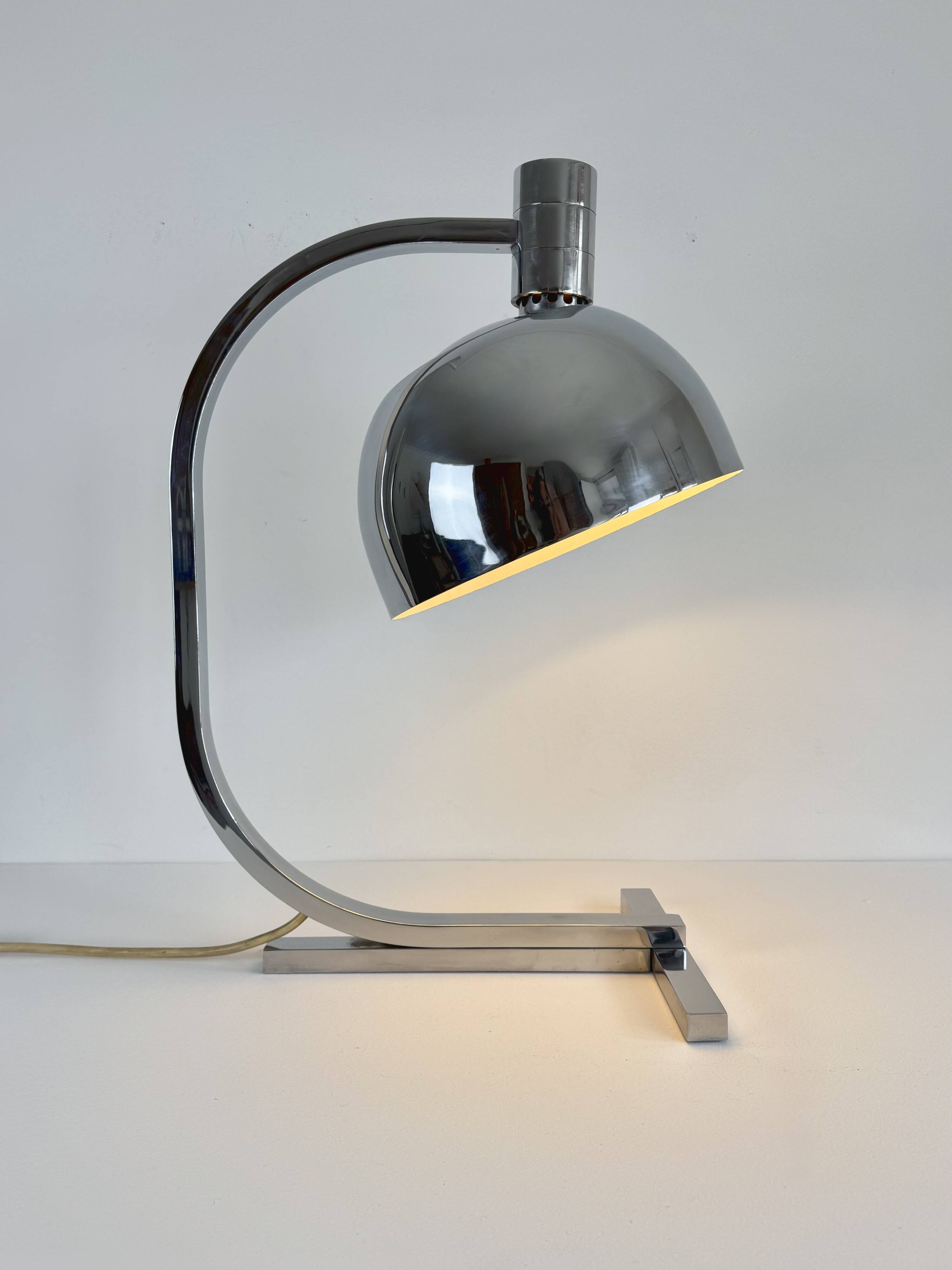 XL Lamp AM/AS by Franco Albini, chrome brass, Italy, 1960
