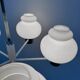 Lustre Space Age opaline chrome 1970s