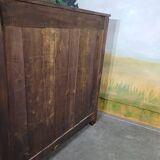 Light walnut low cabinet