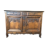 Buffet en noyer sculpté