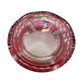 Pink crystal ashtray Val Saint Lambert 1960-1970