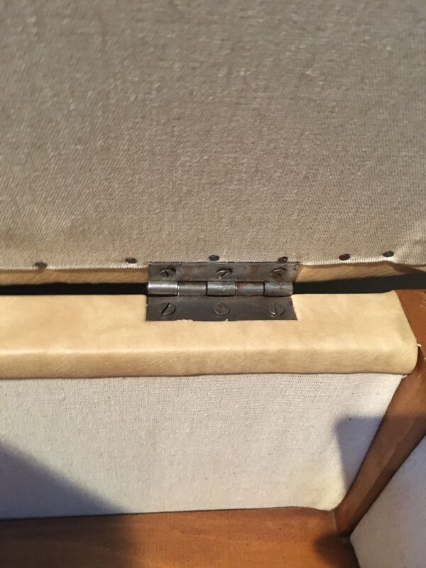 Pouf coffre repose pieds