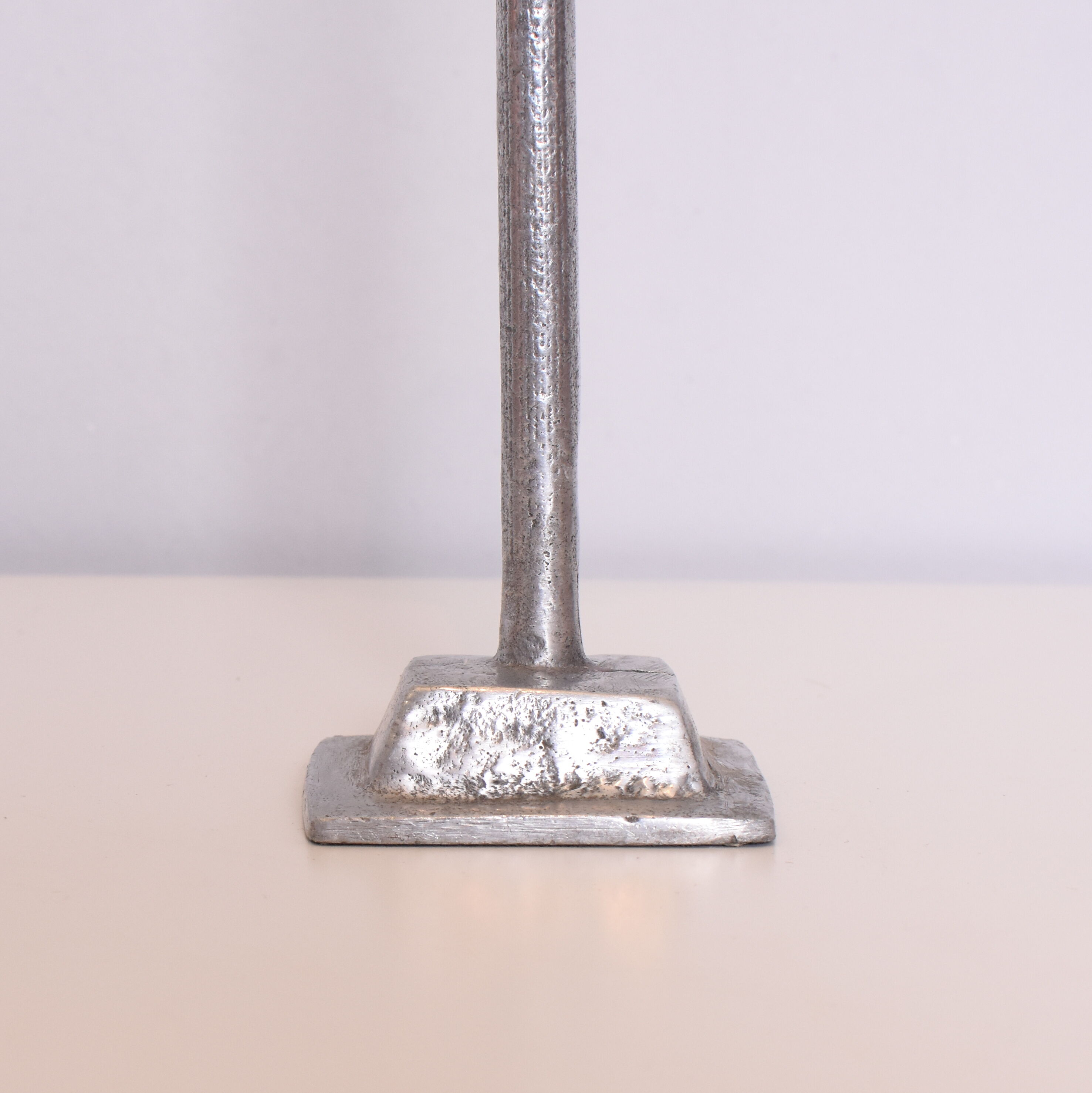 Aluminium candlesticks, 1970s