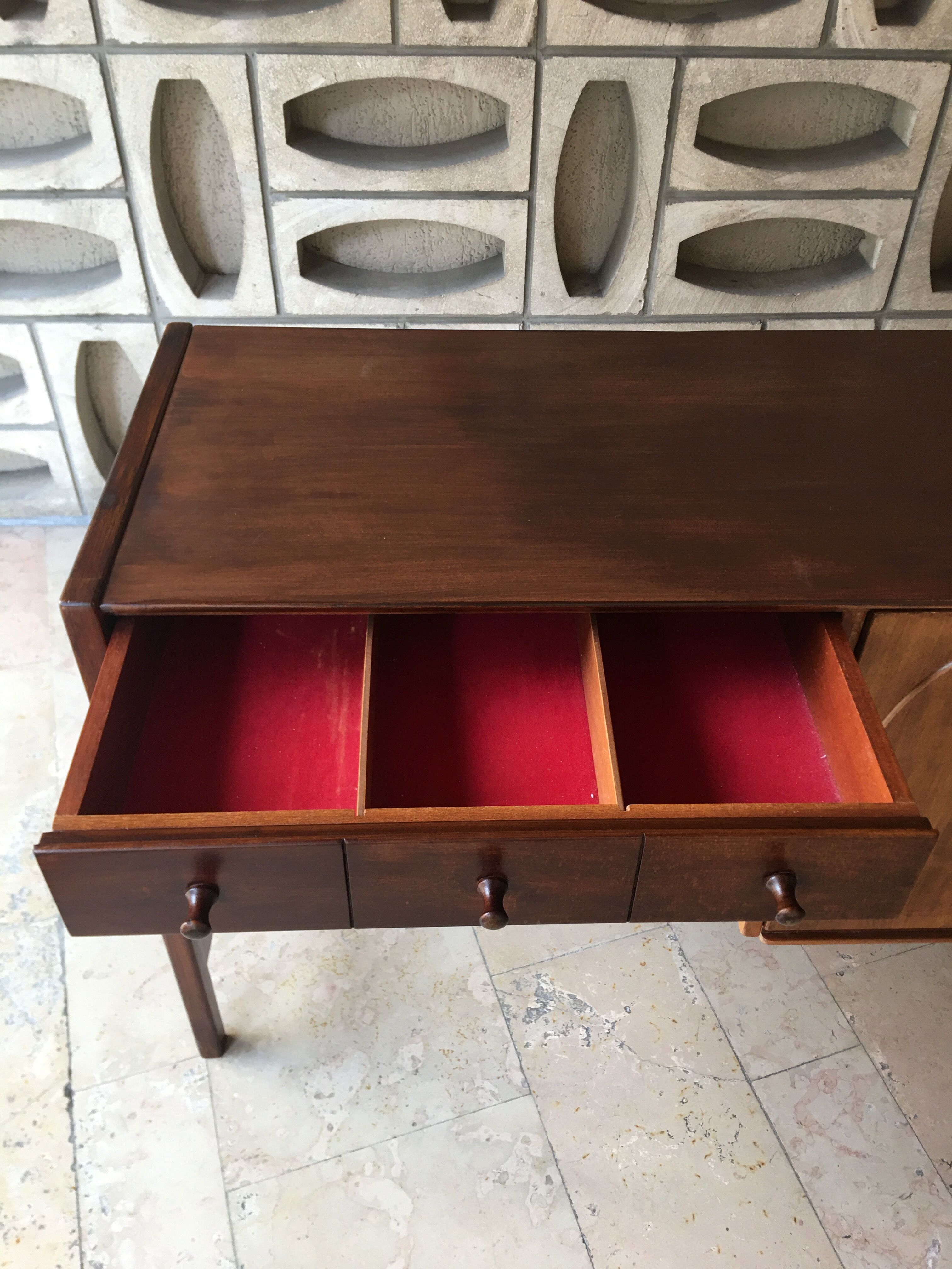 Scandinavian teak office