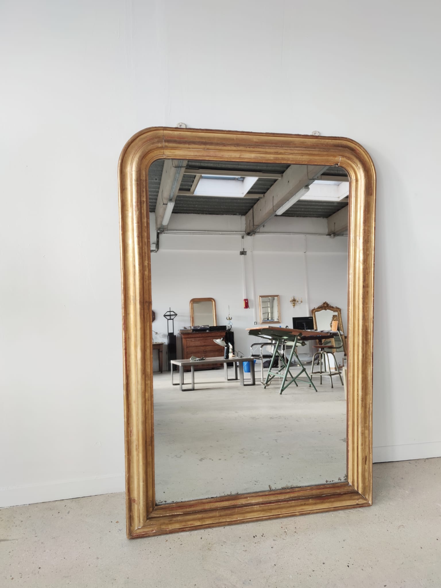 Gilded mirror louis philippe h style:1m66