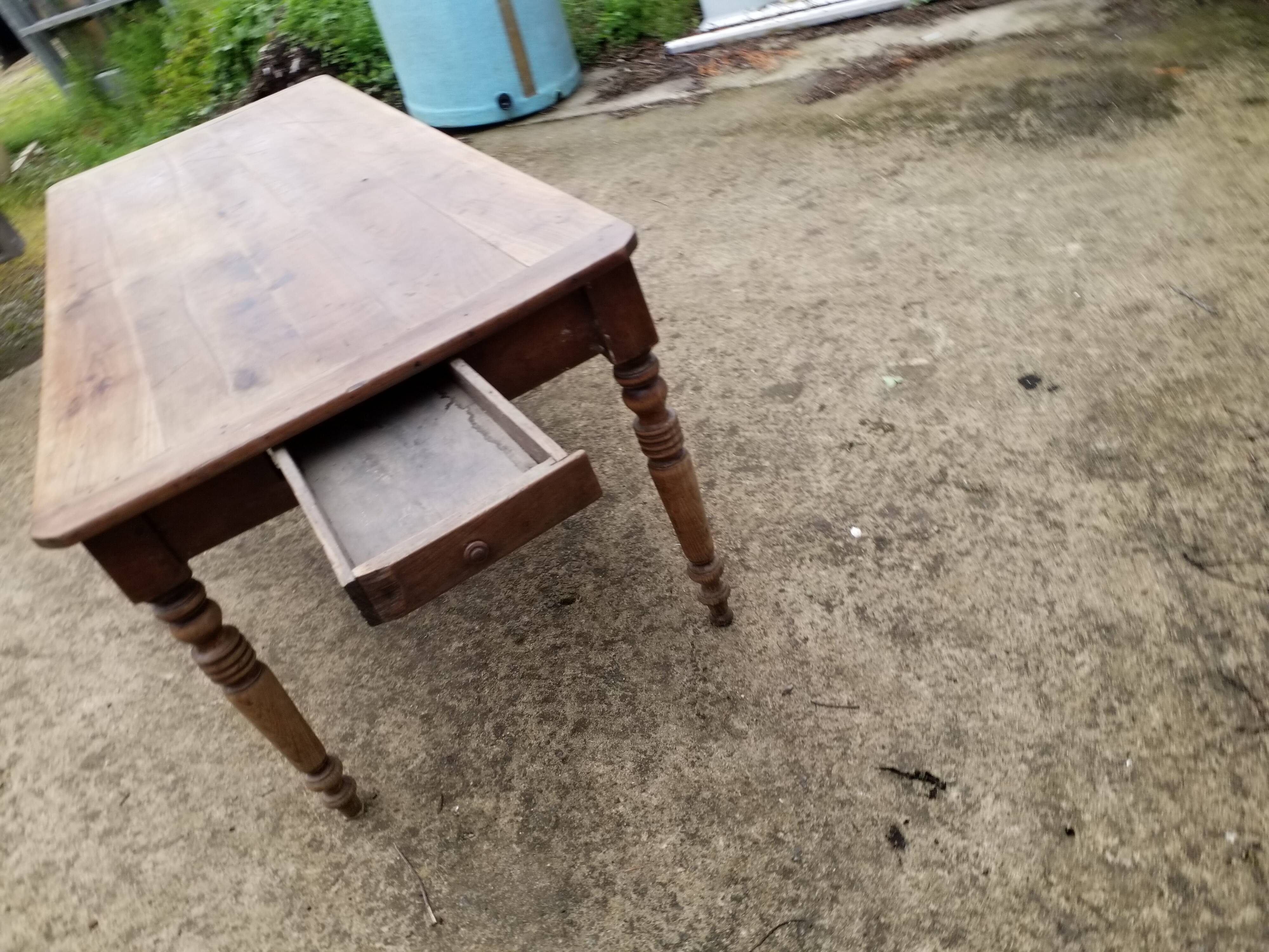 Table de ferme merisier