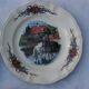 Cake service Sarreguemines Obernai: Dish + 6 dessert plates