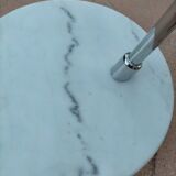 Chrome arc floor lamp