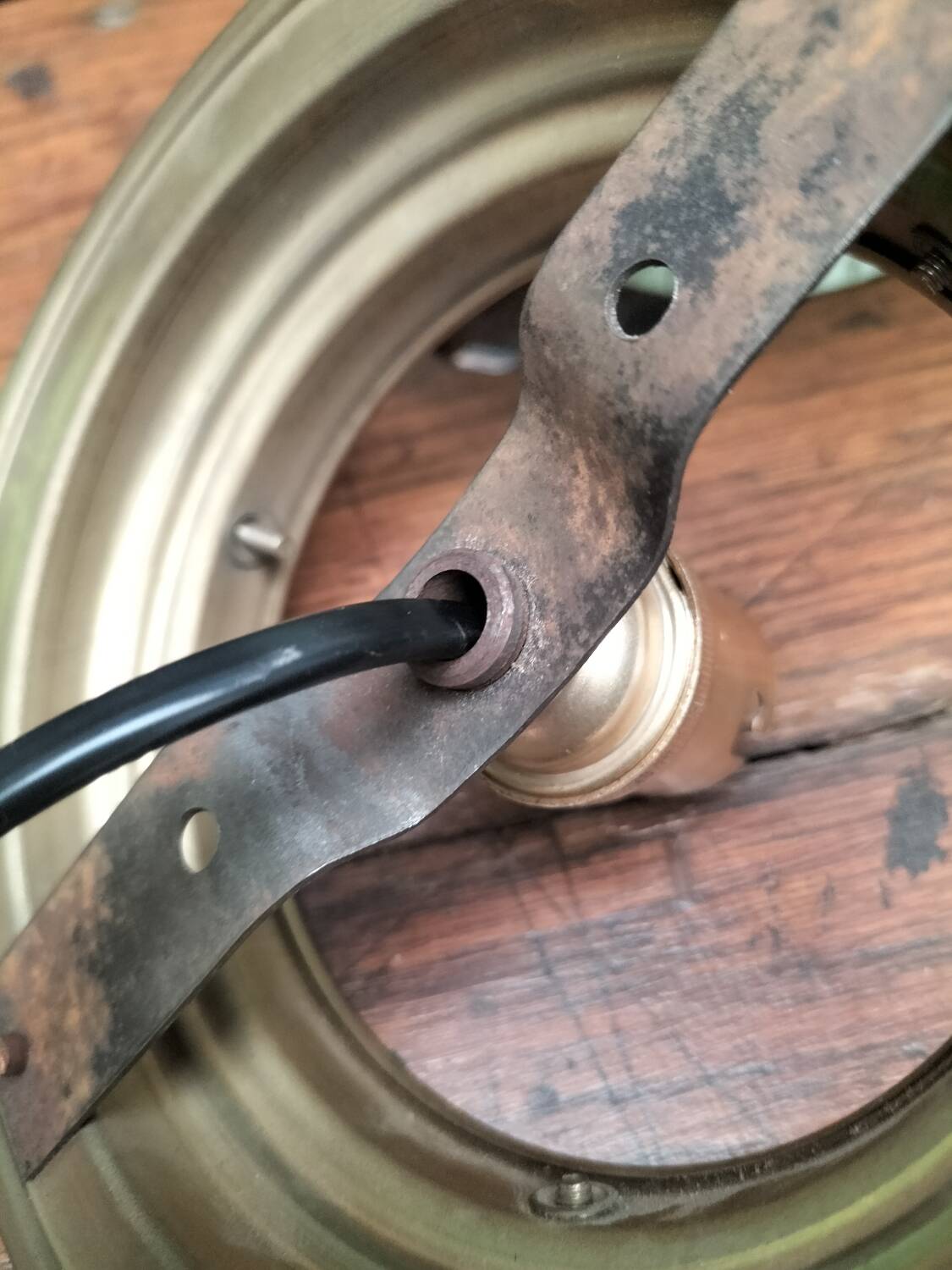 Clichy glass ceiling light