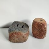 Raw stoneware vase, 1970