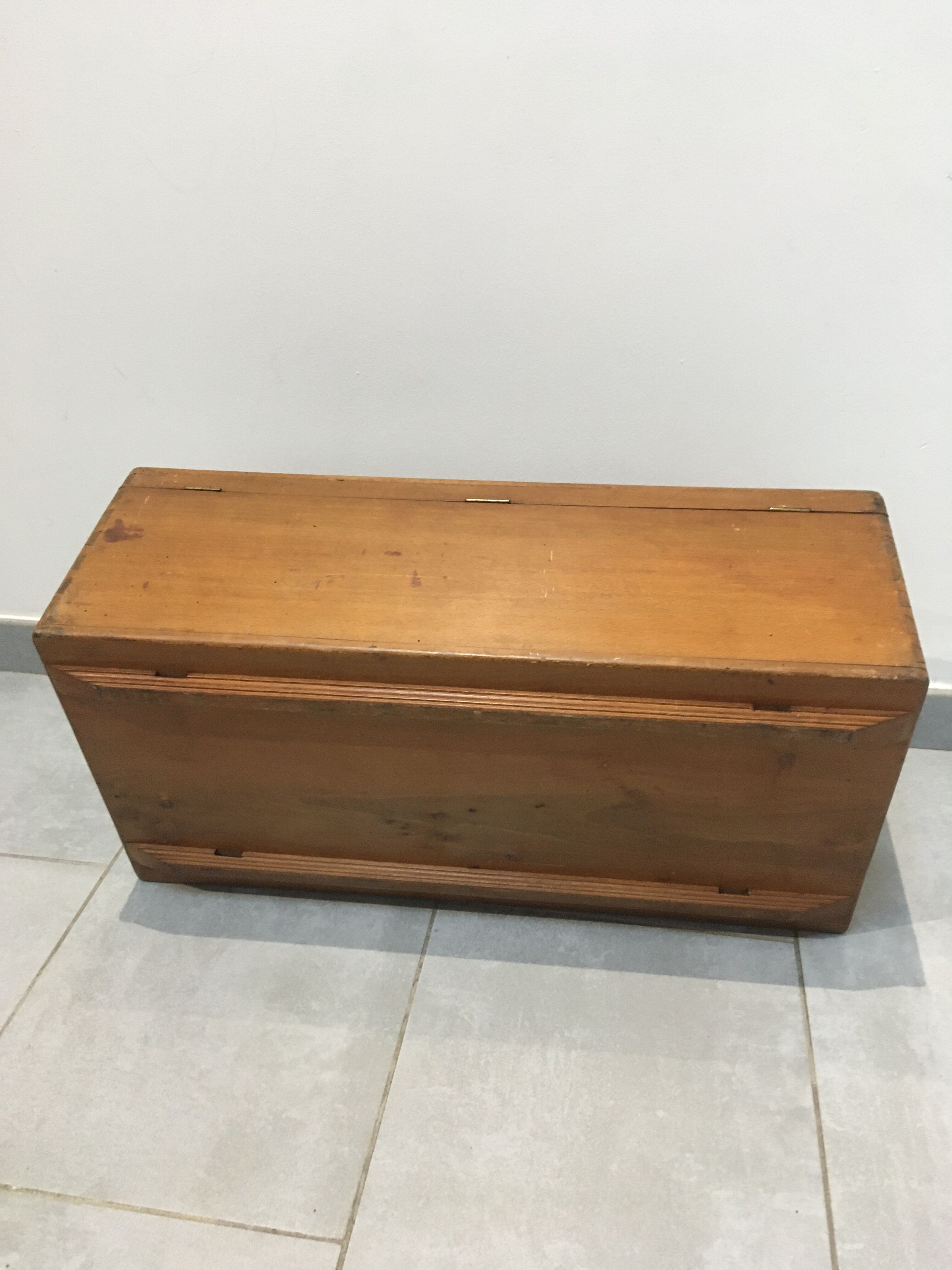 Old military travel box