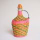 Multicolored scoubidou bottle
