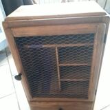 Oak country wall cabinet