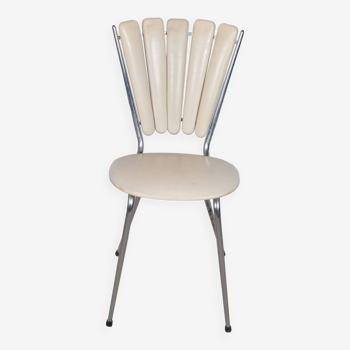 White petal chair