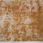 Tapis turc traditionnel vintage moutarde