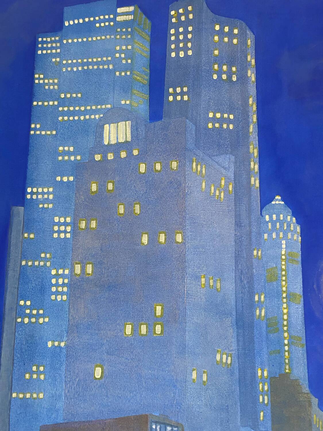 Night street contemporary school