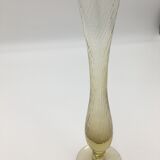 Vase jaune fumé