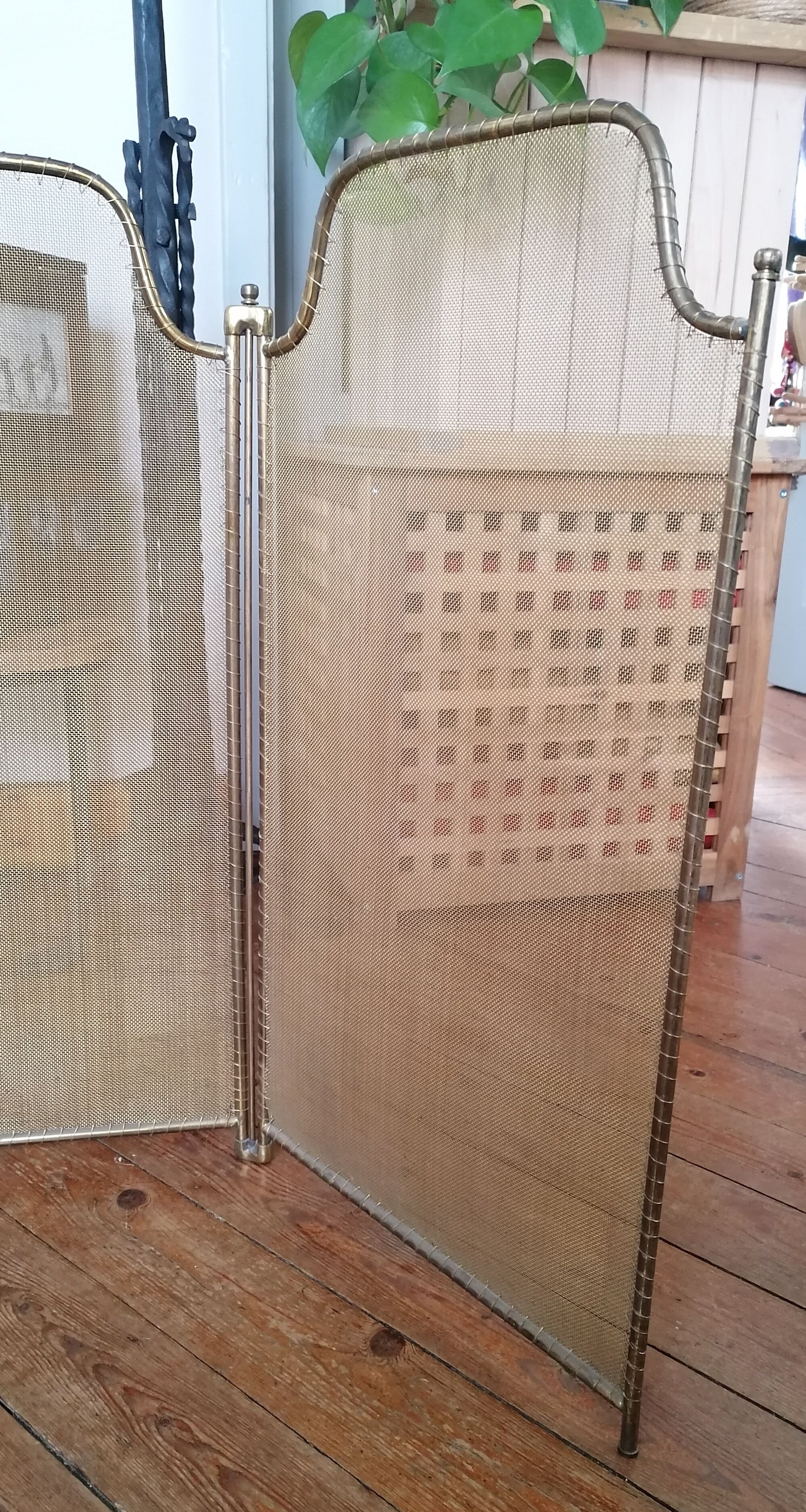 Fire screen 65 x 140 cm
