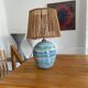 Ceramic lamp signed vintage