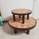 Duo coffee tables Roger Capron model Garrigue