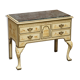 Chinoiserie Buffet with Marble Top in Chippendale Style