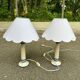 2 vintage ceramic bedside lamps from the 1990s.