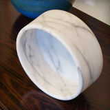 Carrara marble fruit cup