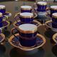 Limoges Duchamp porcelain cups