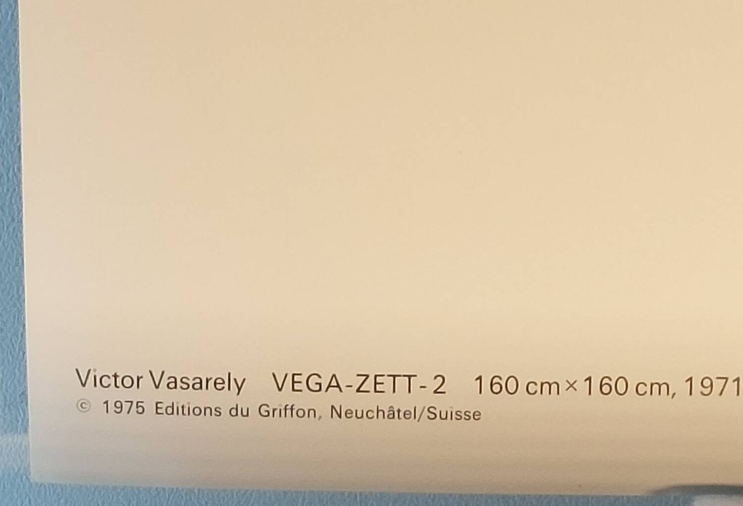 Original Vasarely lithograph